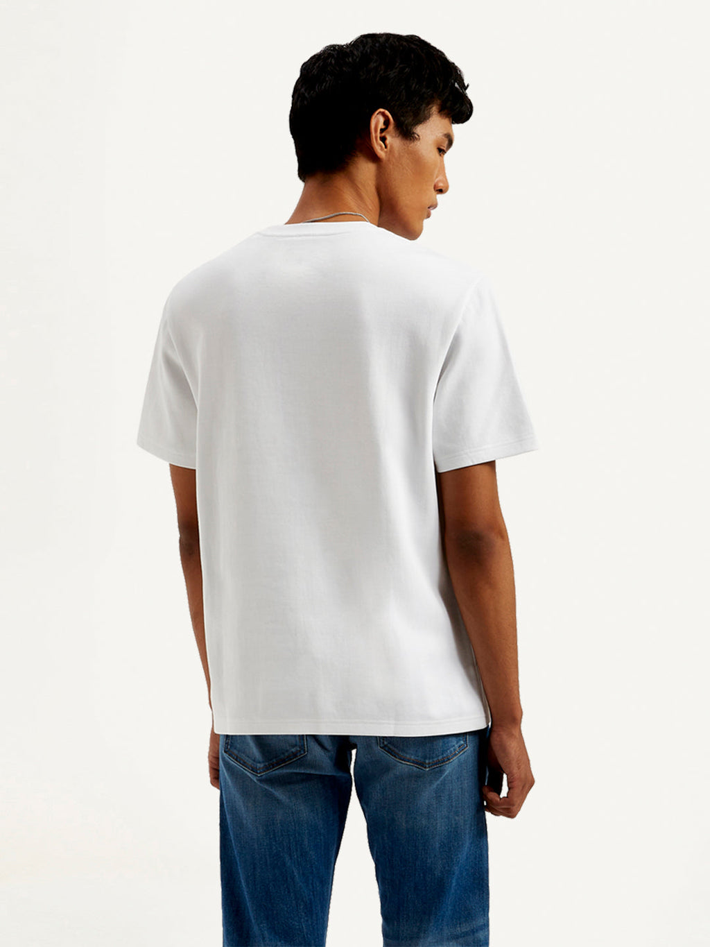 Men's Typographic Print Crew Neck T-Shirt