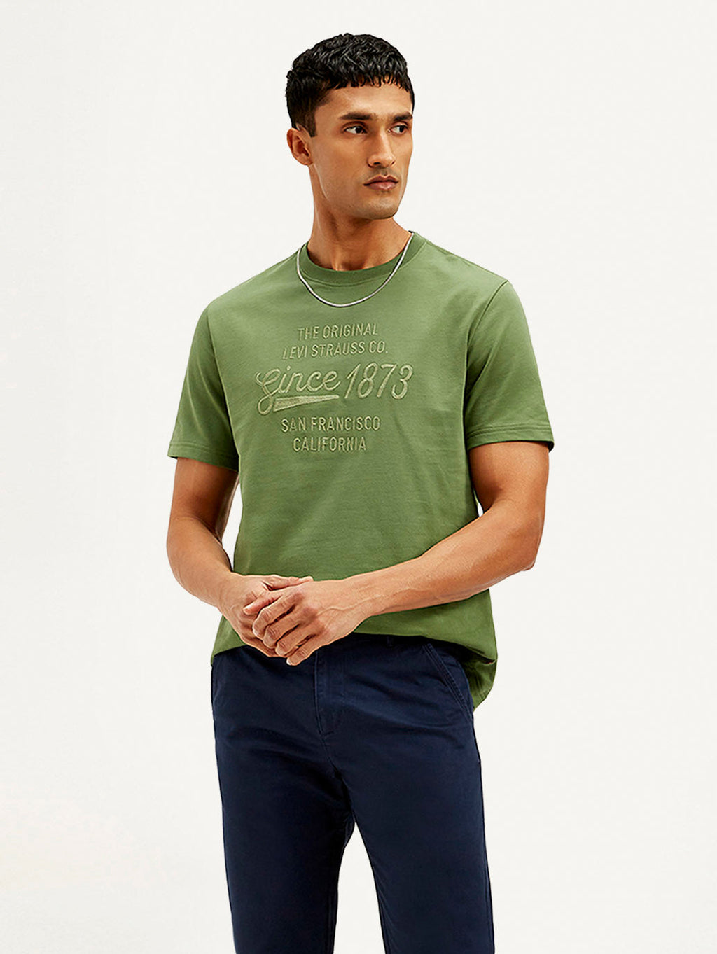 Men's Typography Crew Neck T-shirt