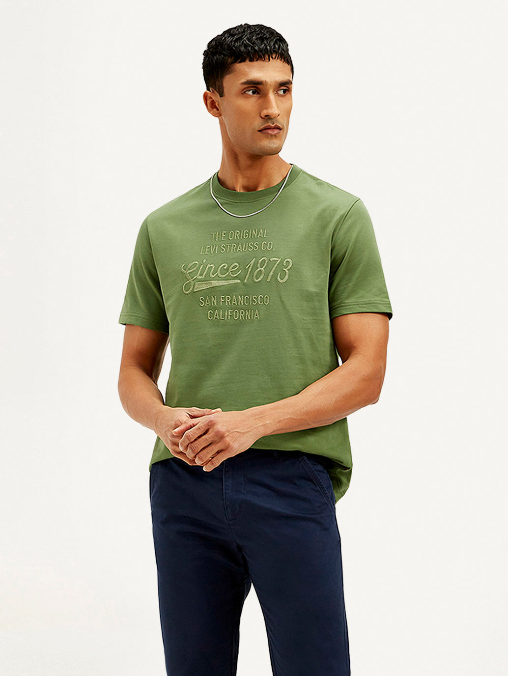 Men's Typography Crew Neck T-shirt