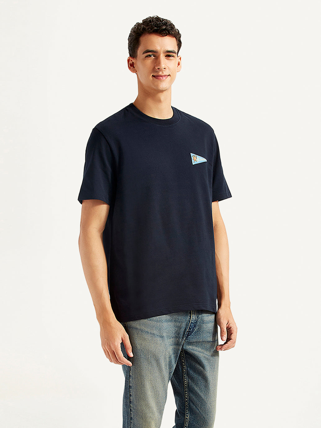 Men's Solid Crew Neck T-shirt