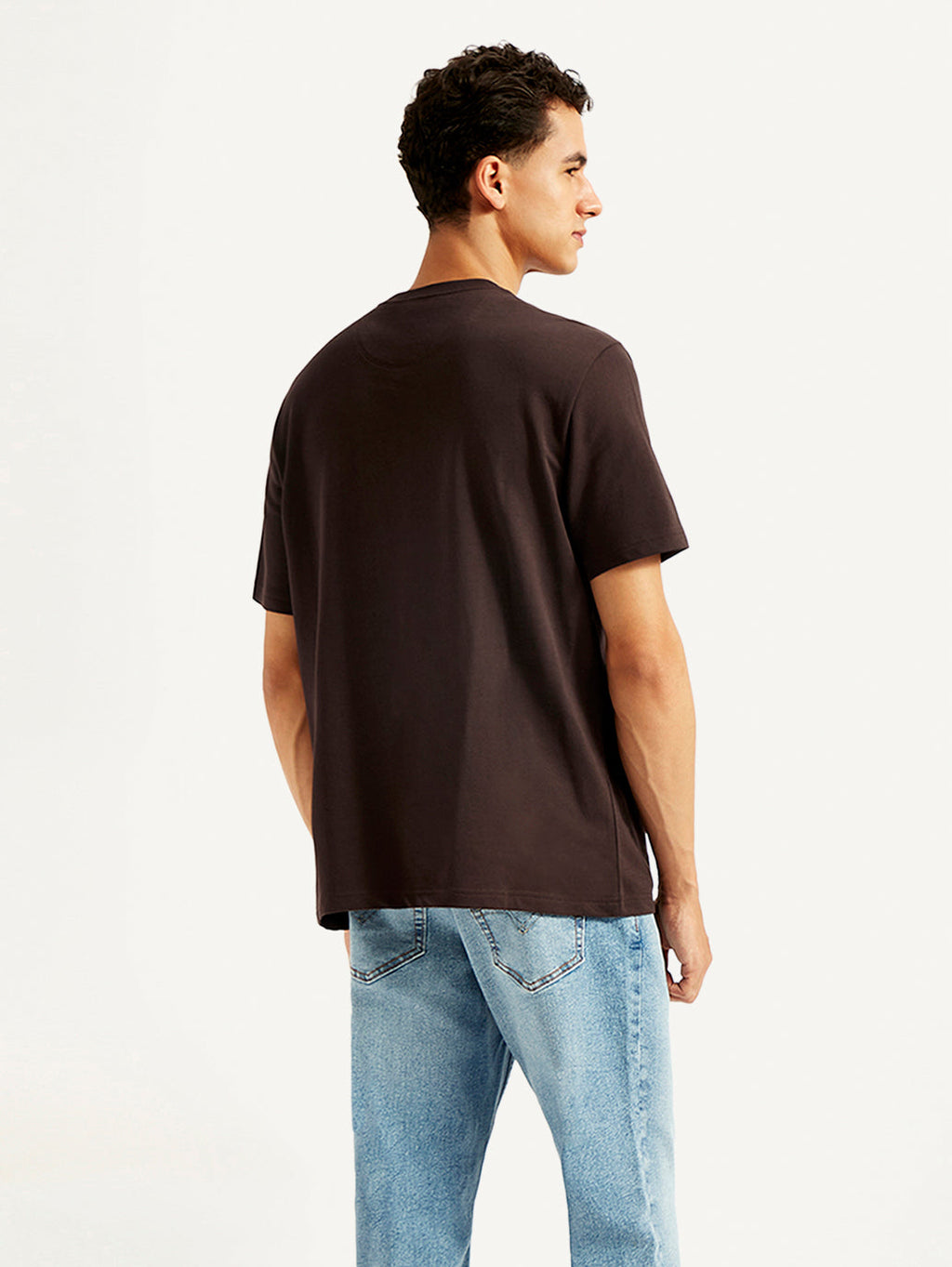 Men's Solid Crew Neck T-shirt