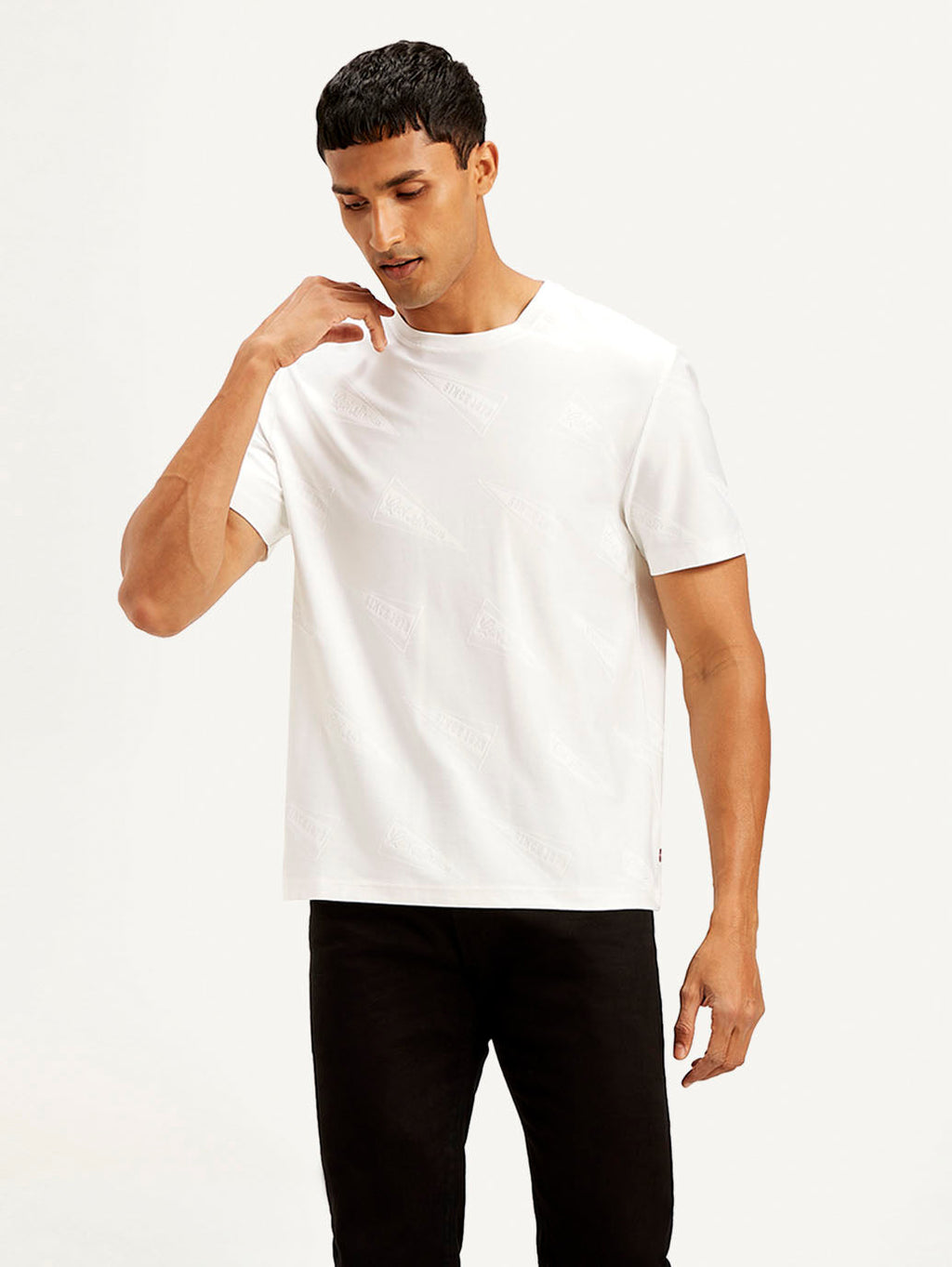 Men's Brand Logo Crew Neck T-shirt