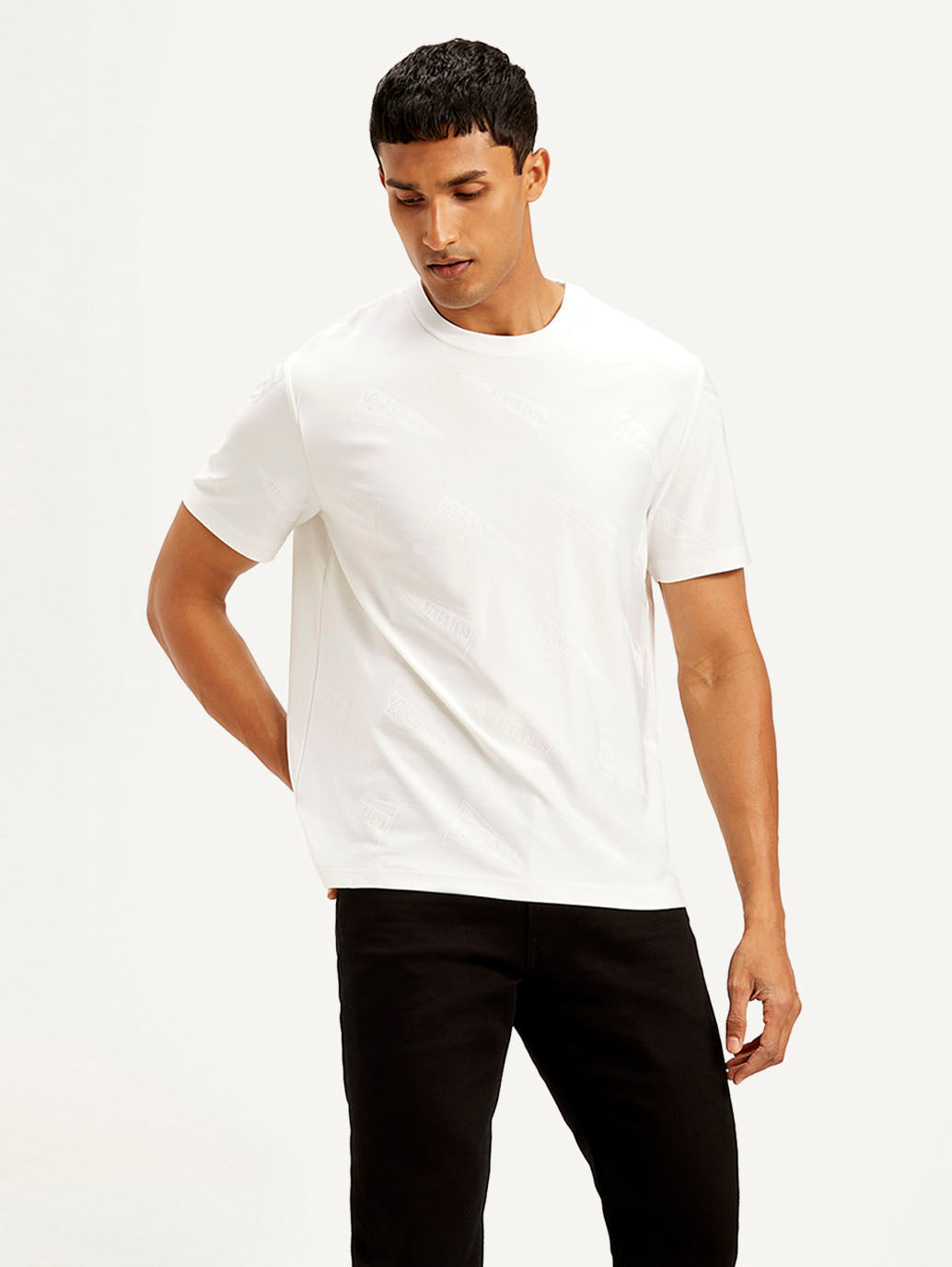 Men's Brand Logo Crew Neck T-shirt
