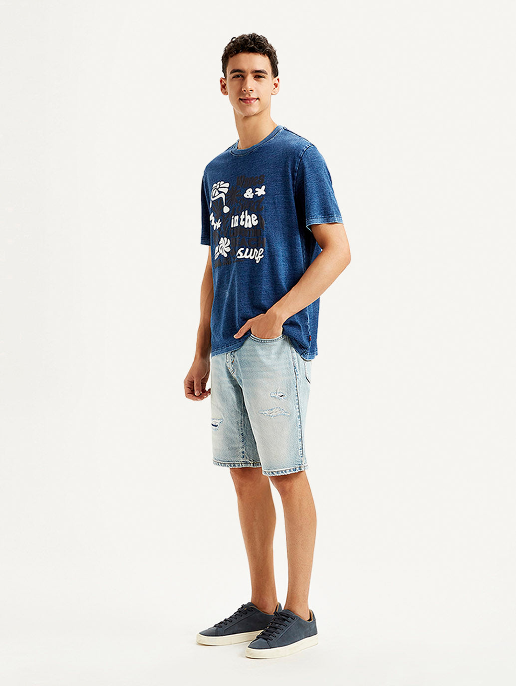 Men's Graphic Print Crew Neck T-shirt