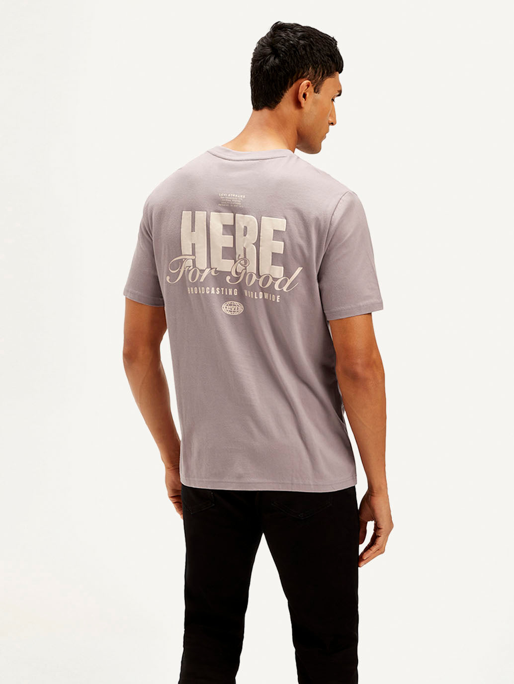 Men's Typography Crew Neck T-shirt