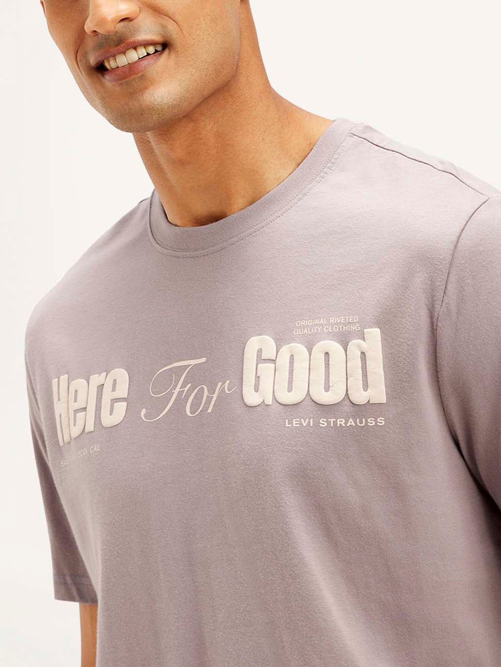 Men's Typography Crew Neck T-shirt