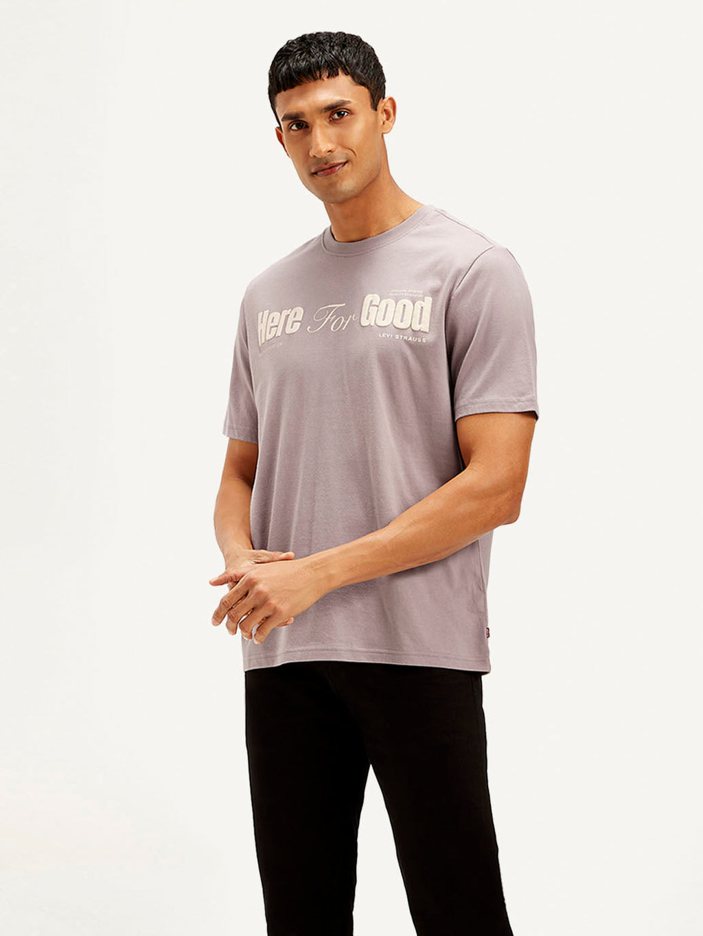 Men's Typography Crew Neck T-shirt