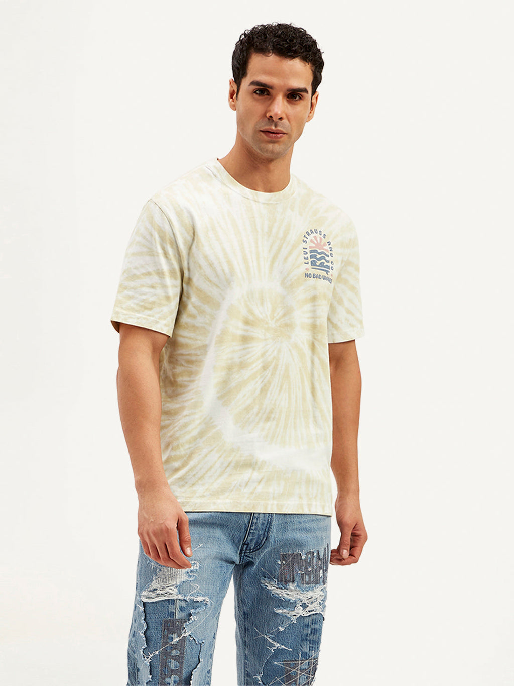 Men's Tie-Dye Crew Neck T-Shirt