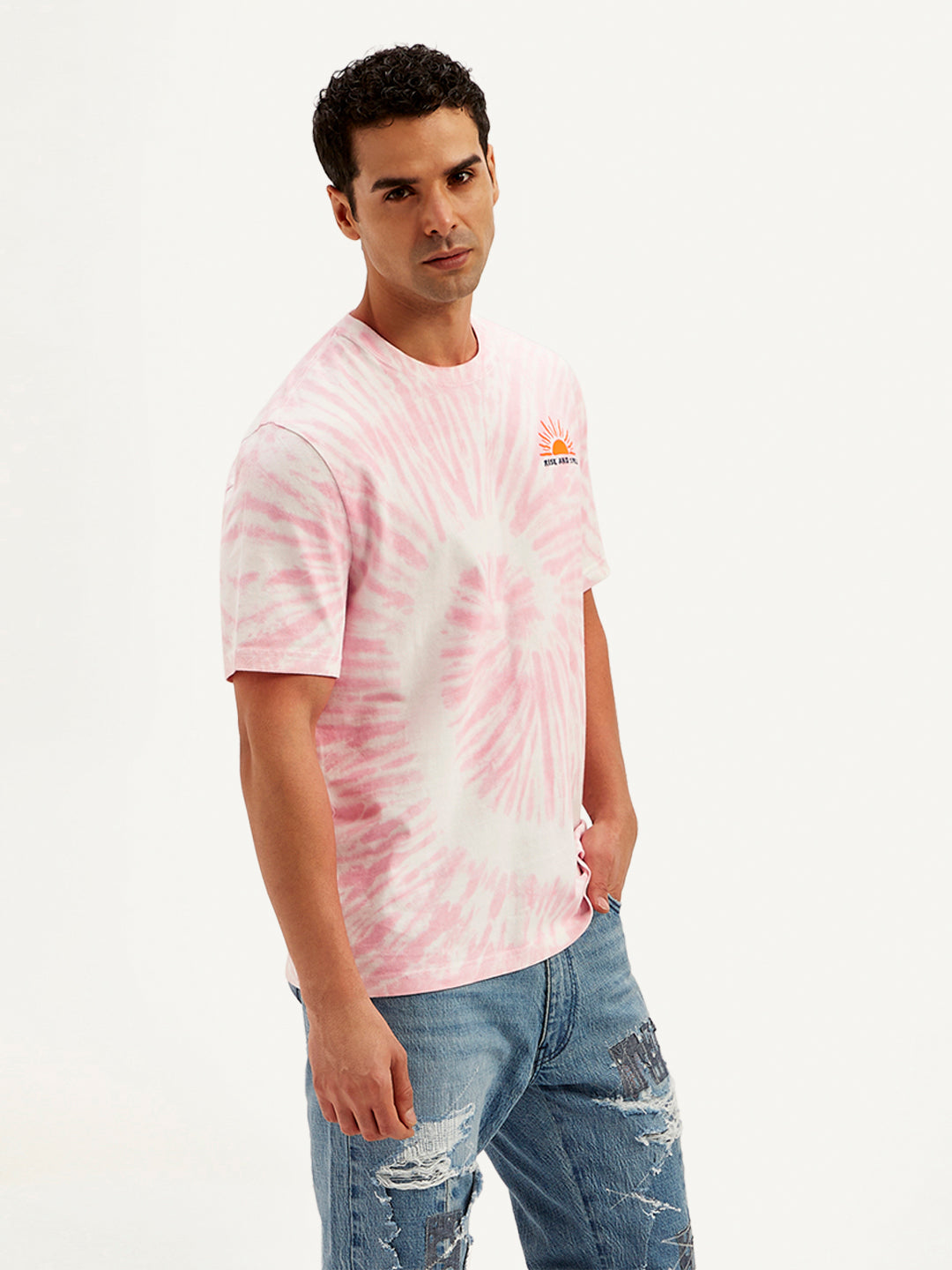 Men's Tie-Dye Crew Neck T-Shirt