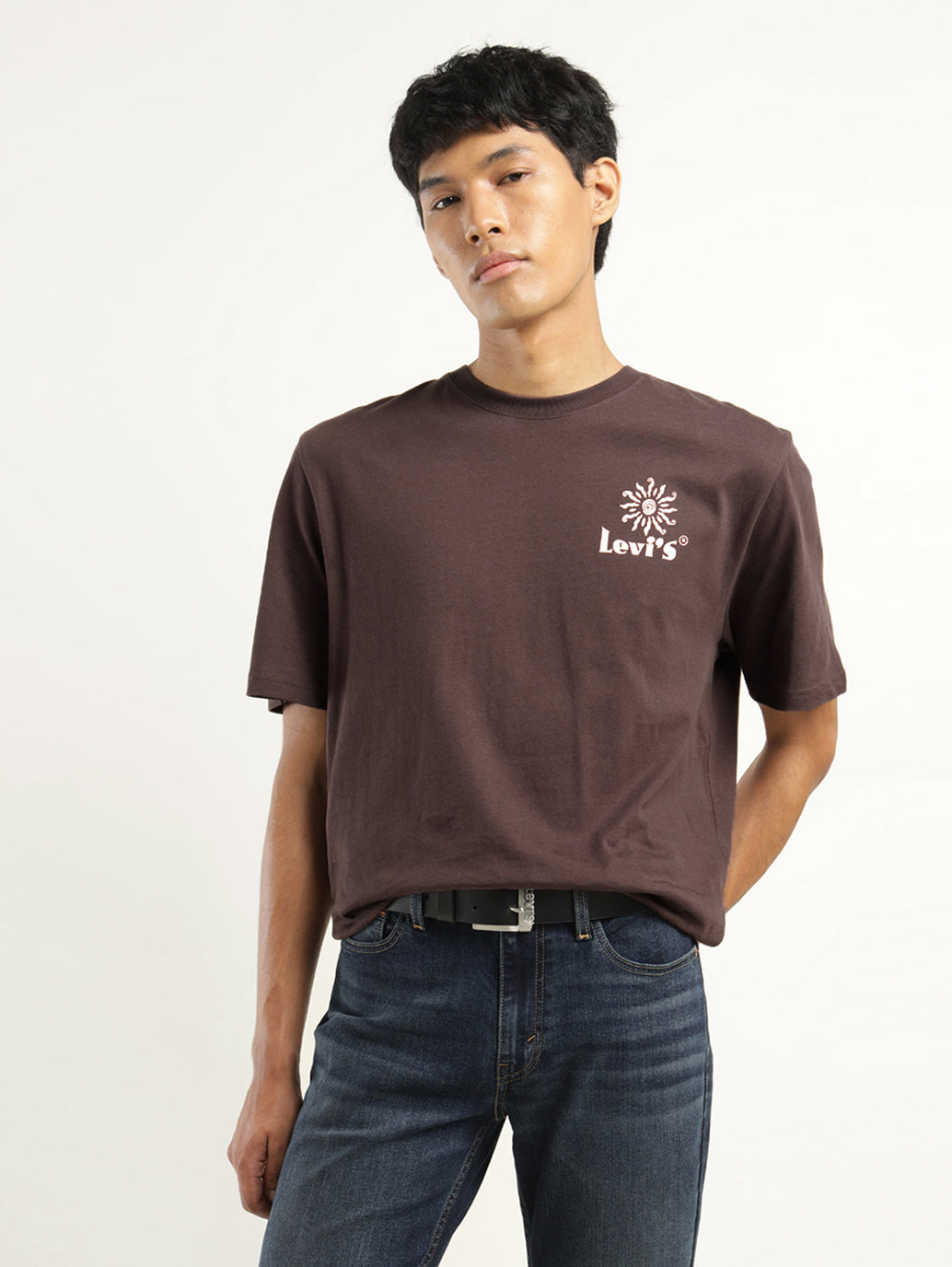 Men's Graphic Print Crew Neck T-Shirt