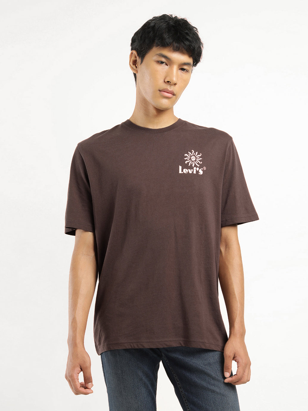 Men's Graphic Print Crew Neck T-Shirt