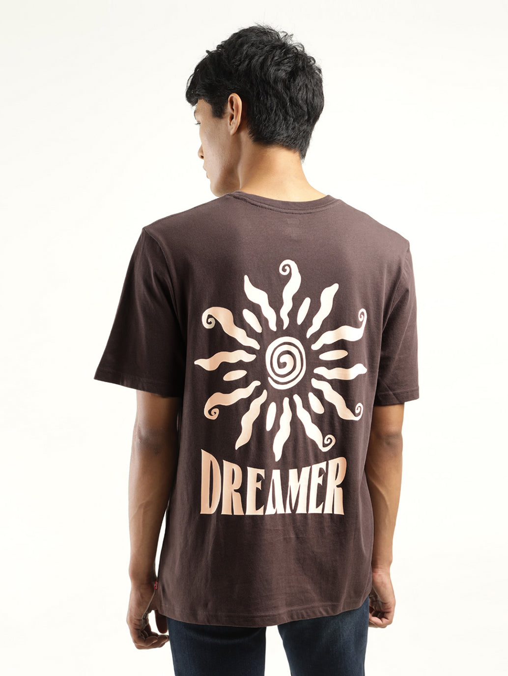 Men's Graphic Print Crew Neck T-Shirt