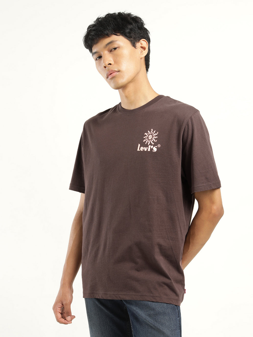 Men's Graphic Print Crew Neck T-Shirt