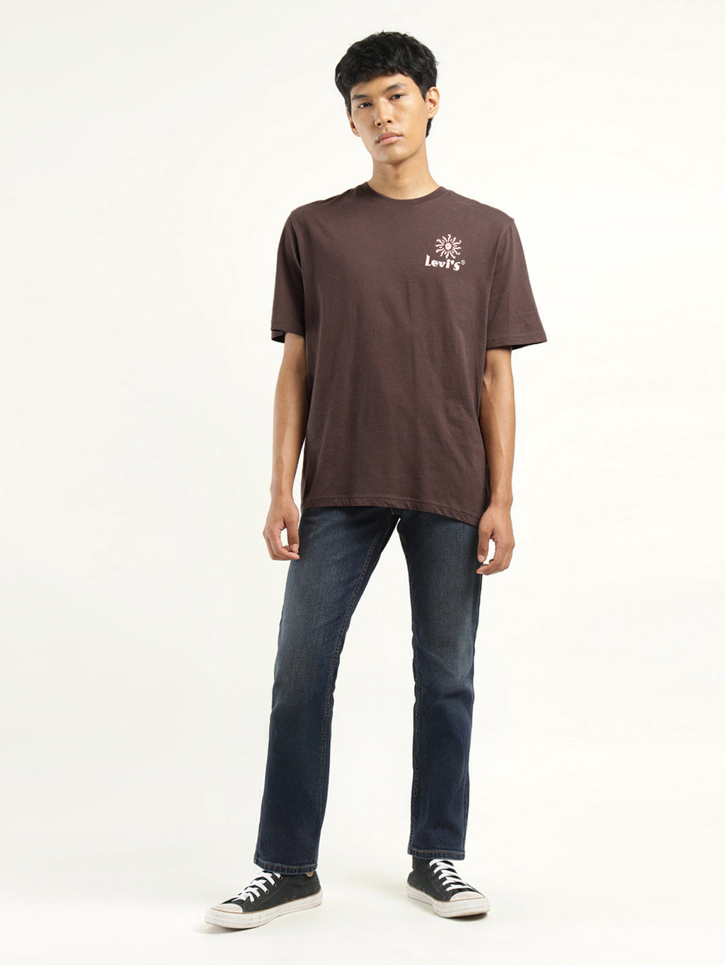 Men's Graphic Print Crew Neck T-Shirt