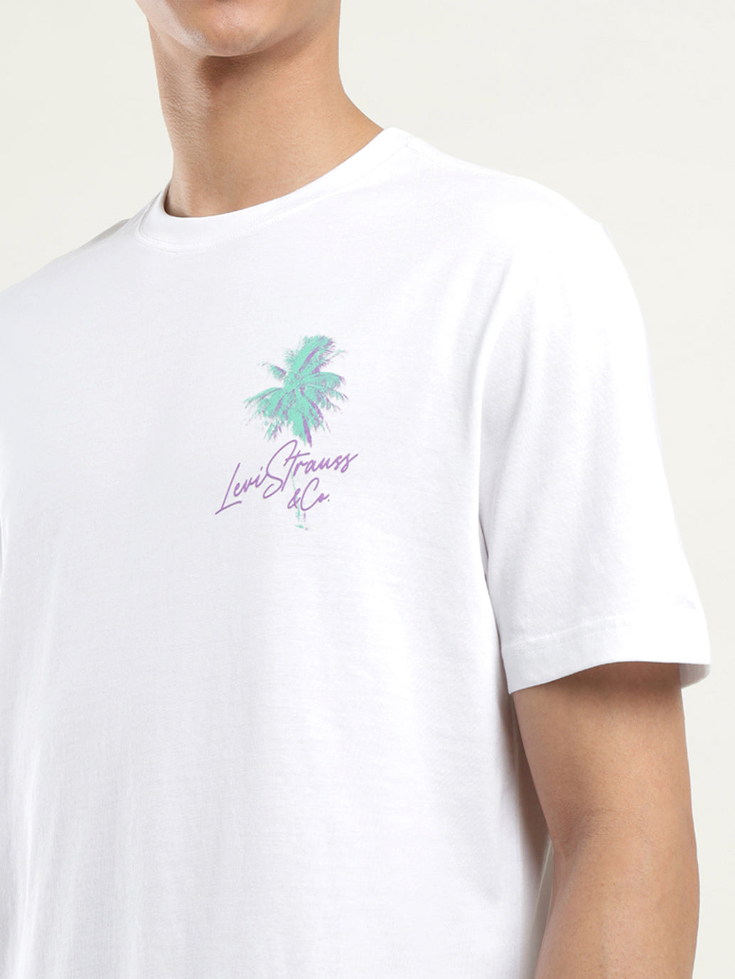 Men's Solid Crew Neck T-Shirt