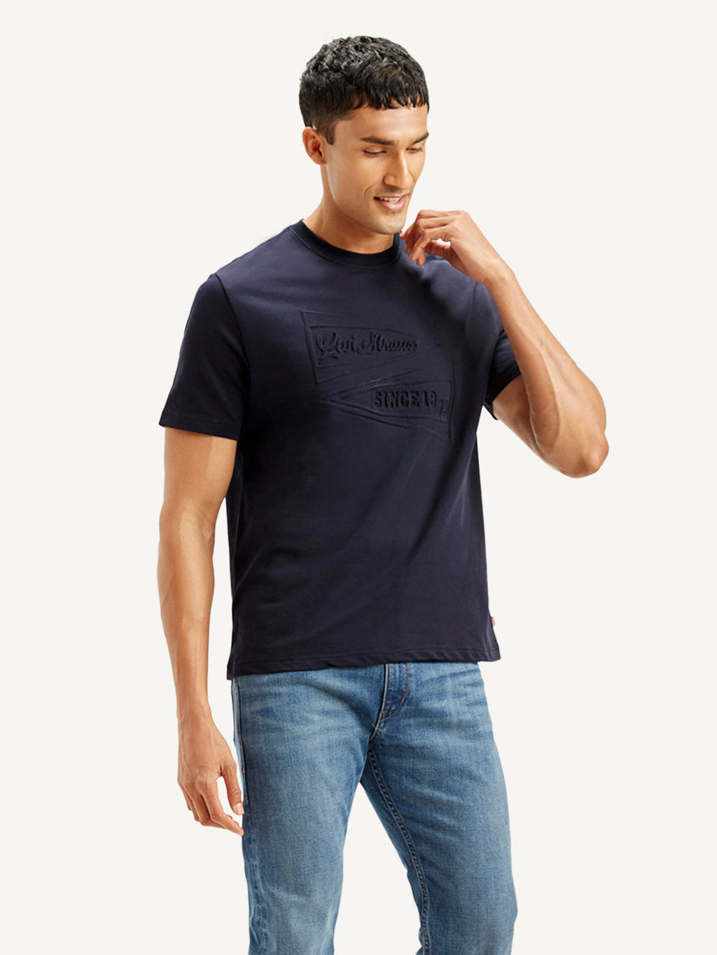 Men's Typography Crew Neck T-shirt