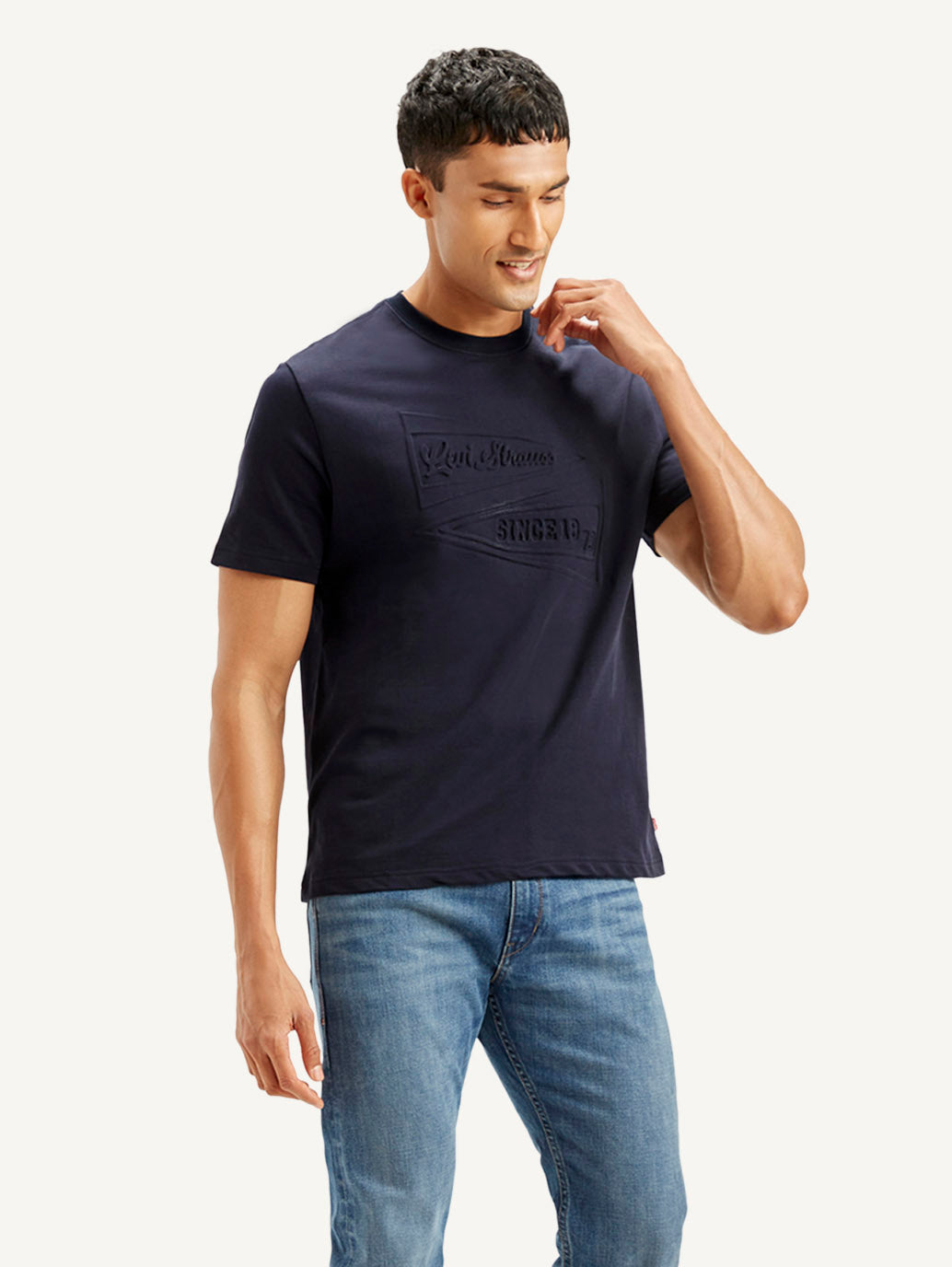 Men's Typography Crew Neck T-shirt