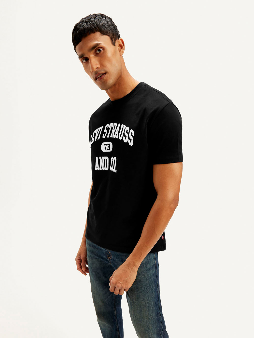 Men's Brand Logo Crew Neck T-shirt