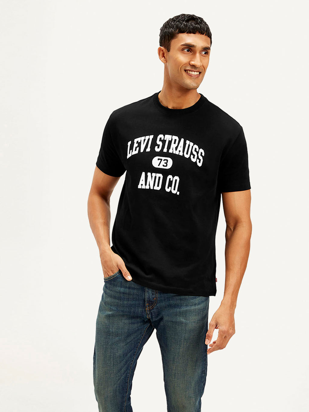 Men's Brand Logo Crew Neck T-shirt