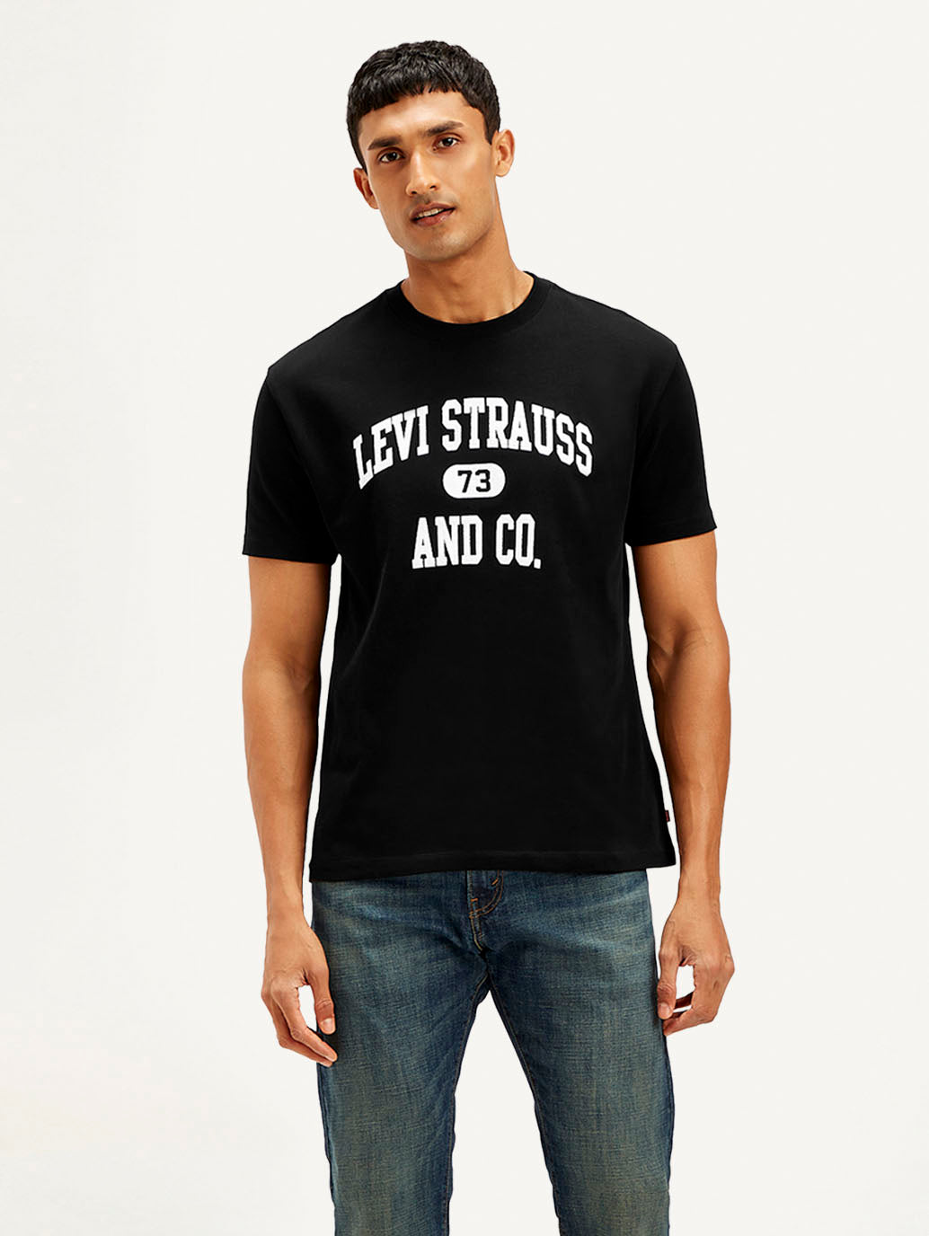 Men's Brand Logo Crew Neck T-shirt