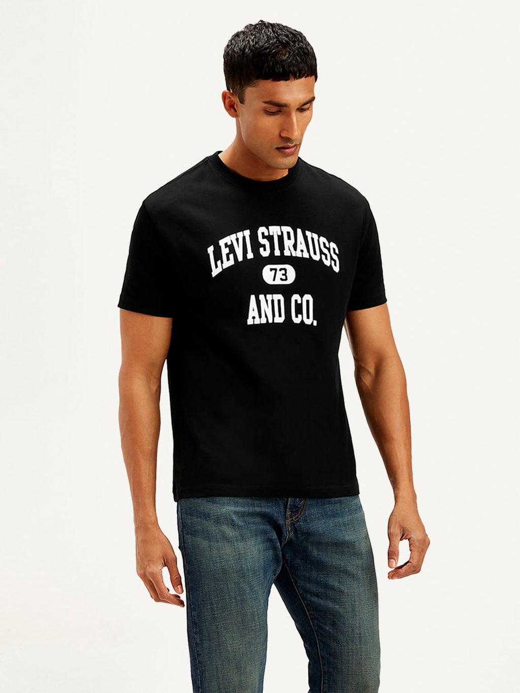 Men's Brand Logo Crew Neck T-shirt