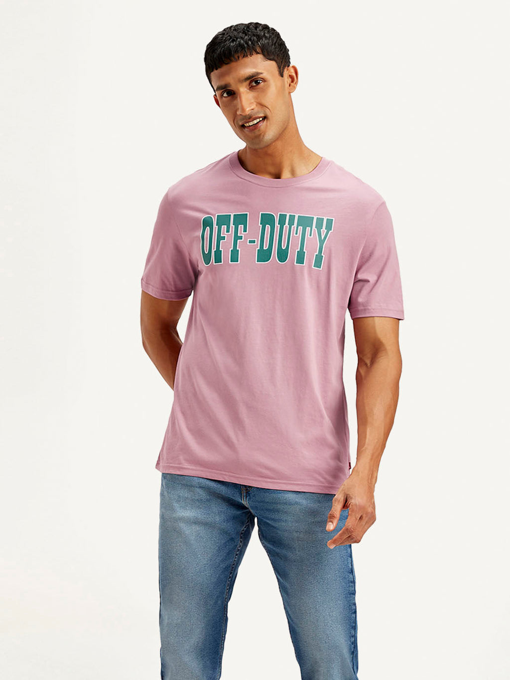 Men's Typography Crew Neck T-shirt