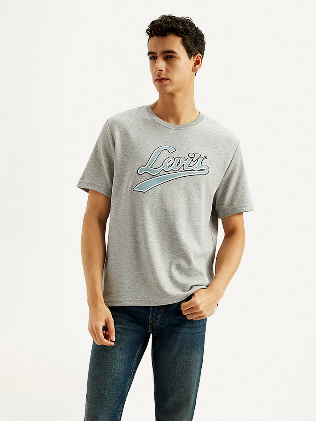 Men's Brand Logo Crew Neck T-shirt