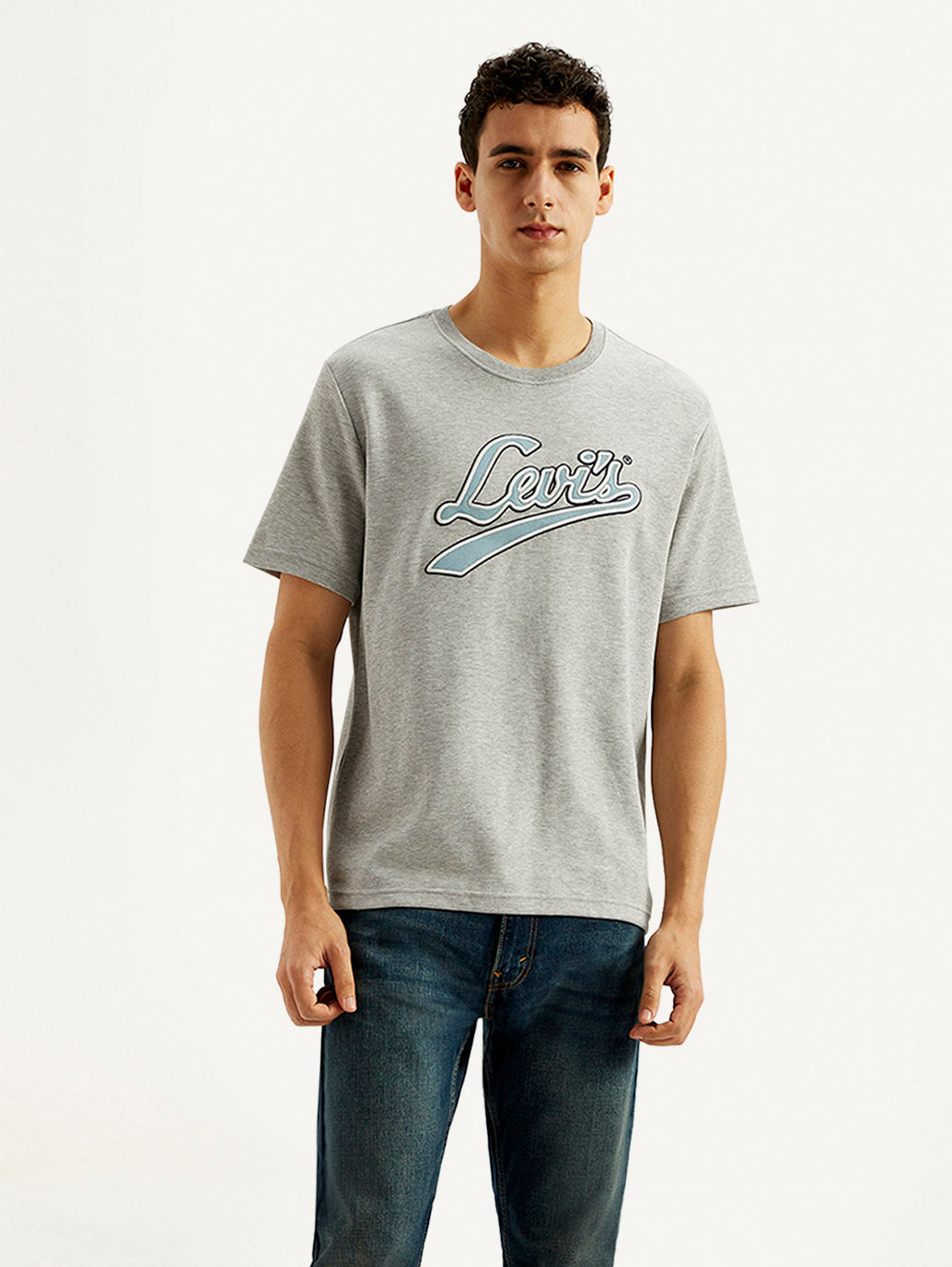 Men's Brand Logo Crew Neck T-shirt