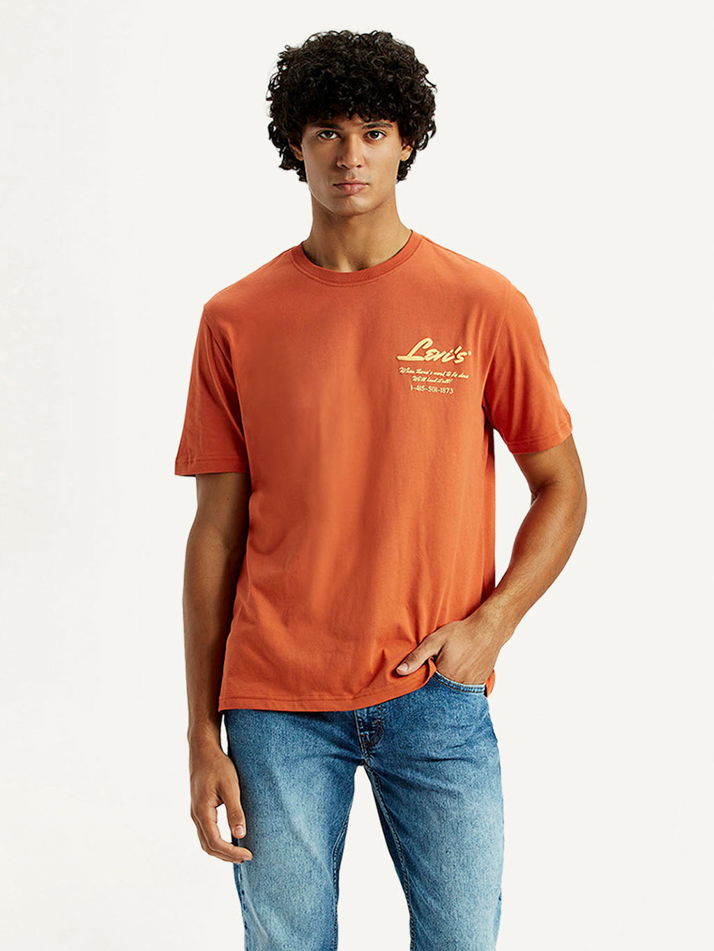 Men's Typography Regular Fit T-Shirt