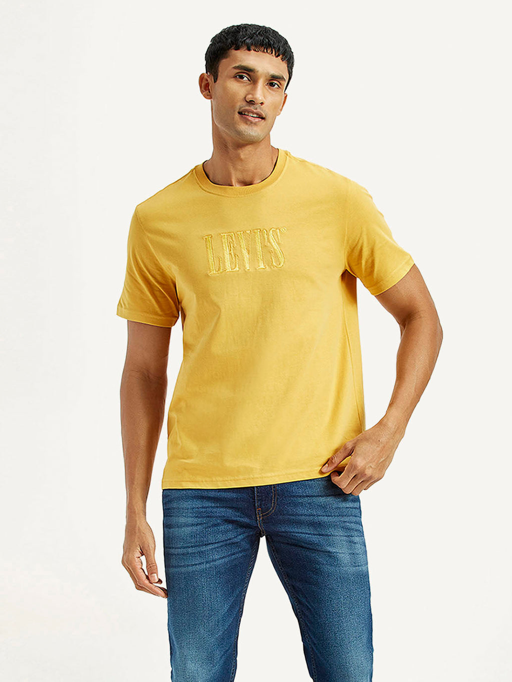 Men's Typographic Print Regular Fit T-Shirt