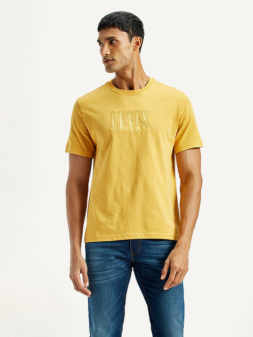 Men's Typographic Print Regular Fit T-Shirt