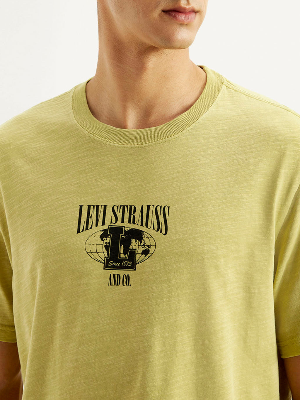 Men's Graphic Overdyed Crew Neck T-shirt