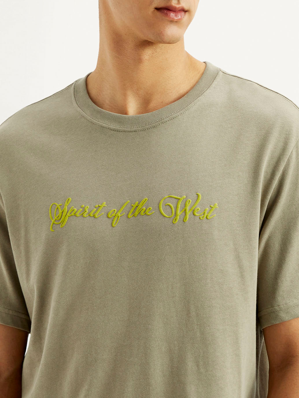 Men's Typography Crew Neck T-shirt