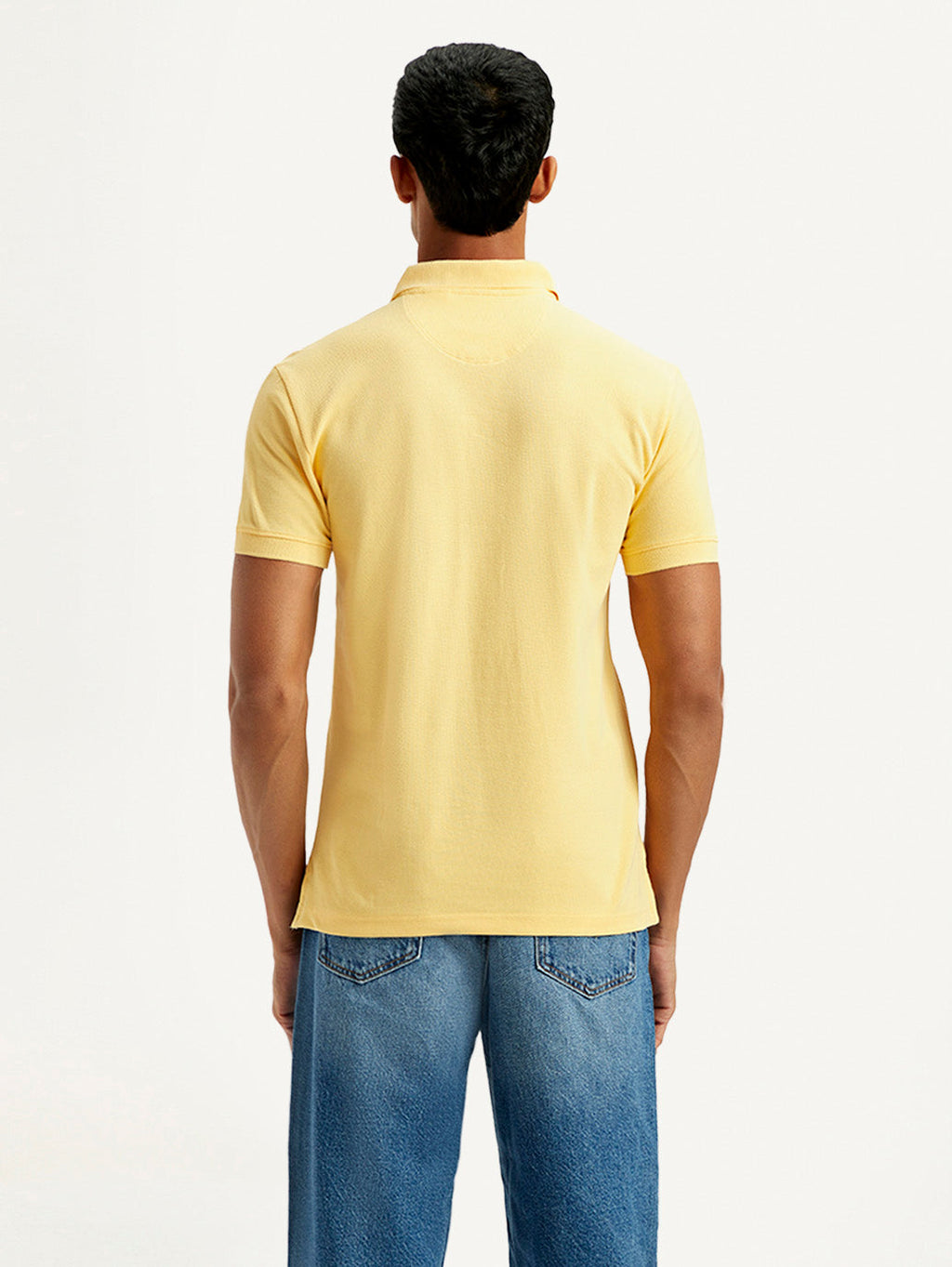 Men's Solid Slim Fit Polo T-shirt