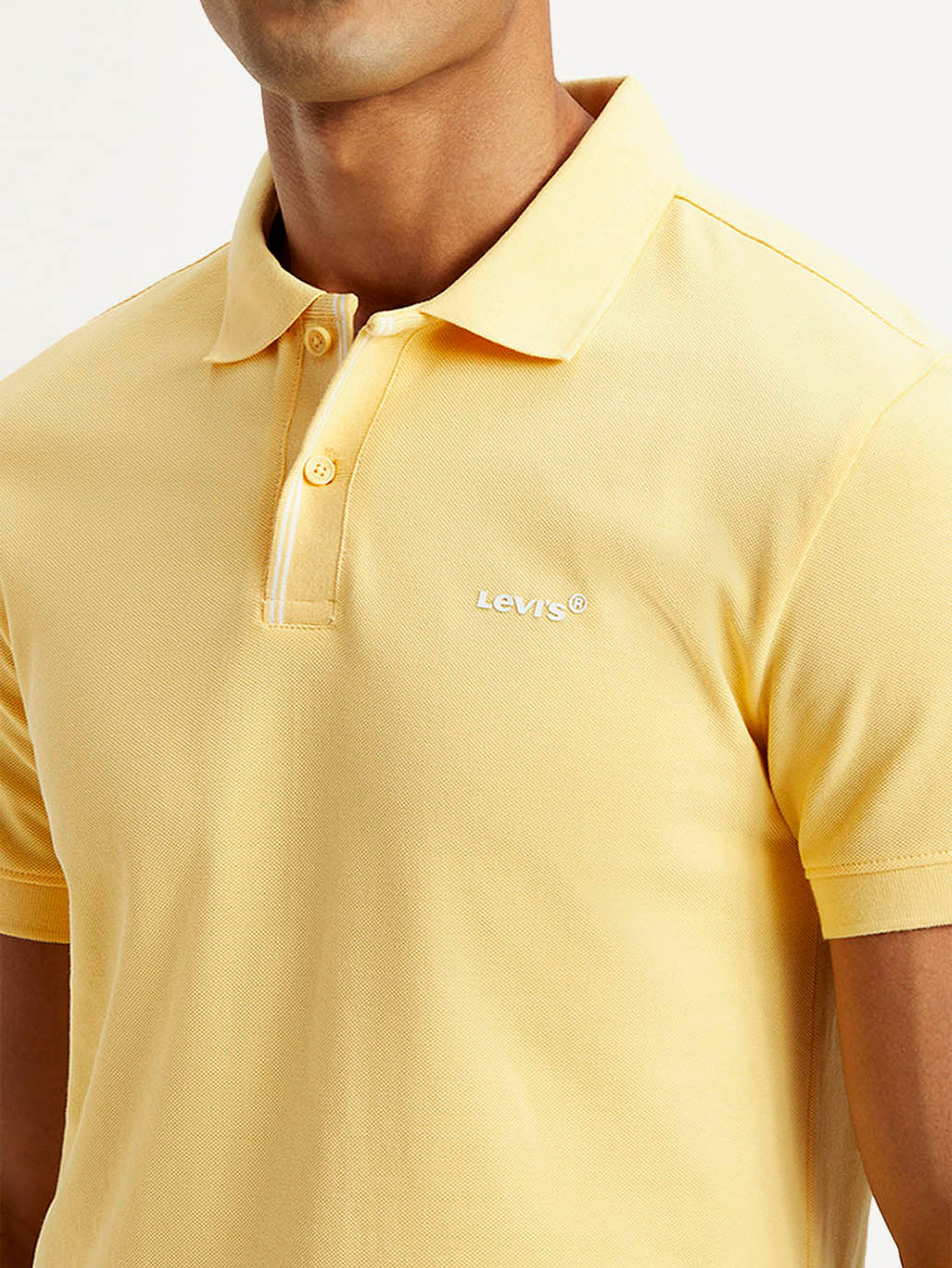 Men's Solid Slim Fit Polo T-shirt