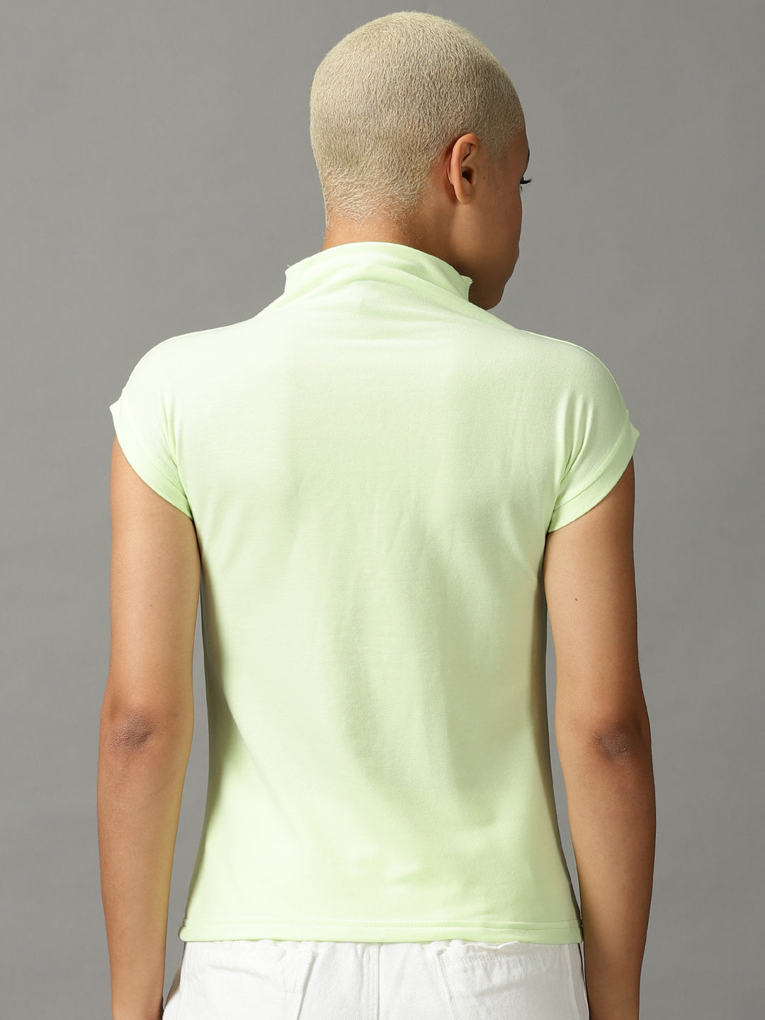 Women's Green Extended Sleeves Top