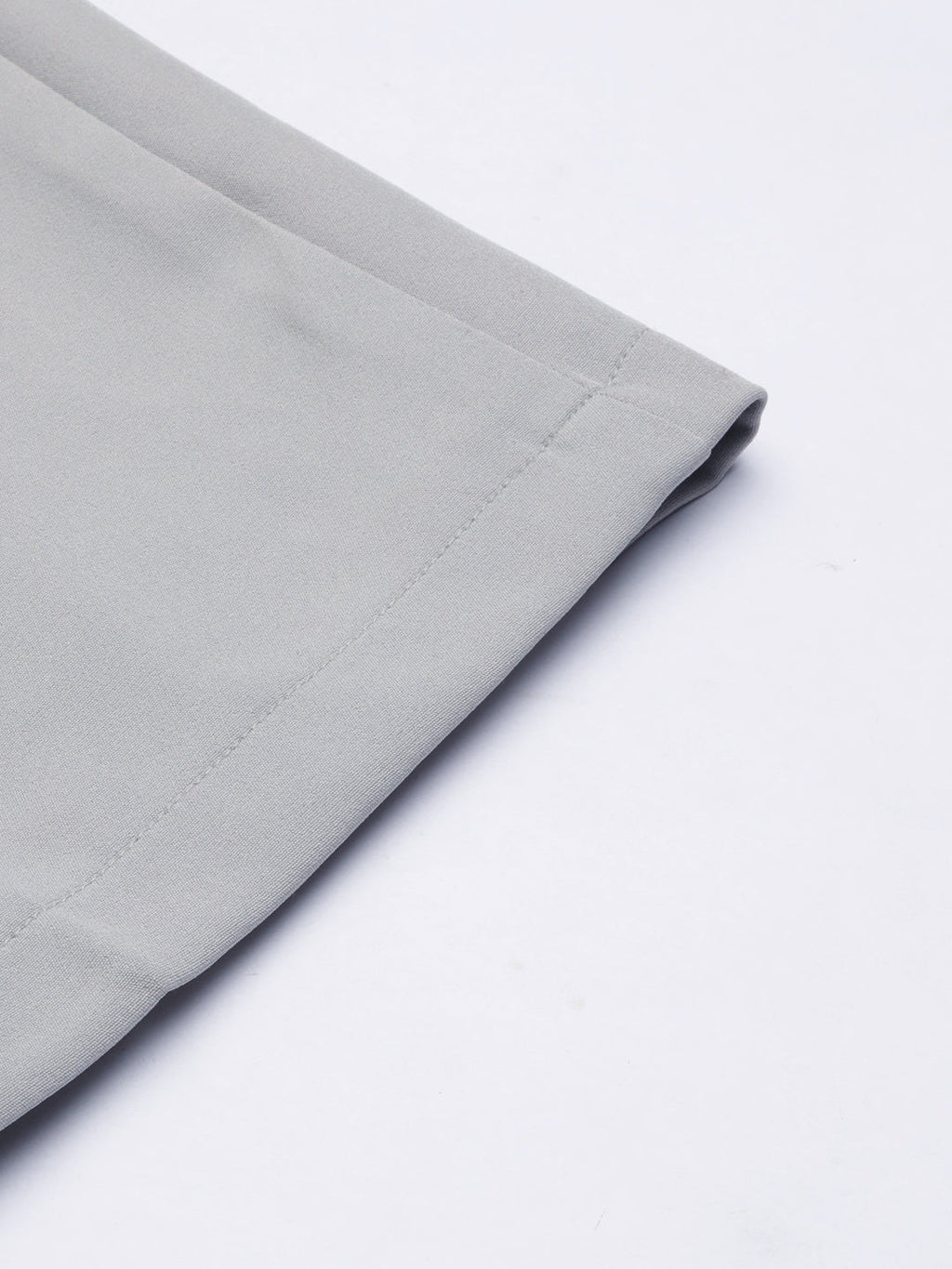 Women's Grey Relaxed Straight Leg Flared Cotton Bootcut Trouser