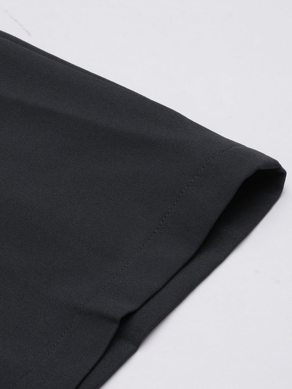 Women's Charcoal Relaxed Straight Fit Cotton Parallel Trousers