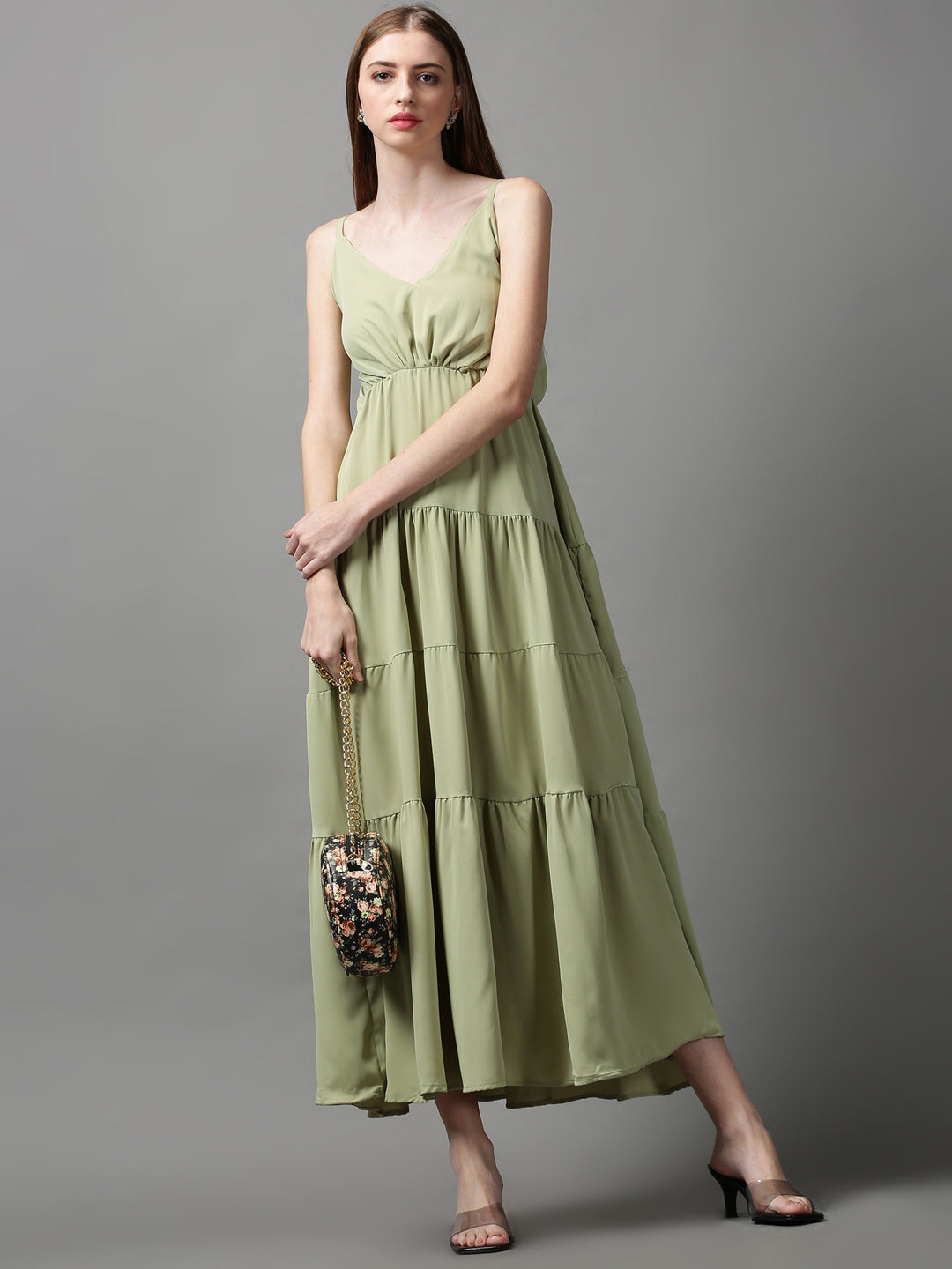 Women's Green Maxi Dress