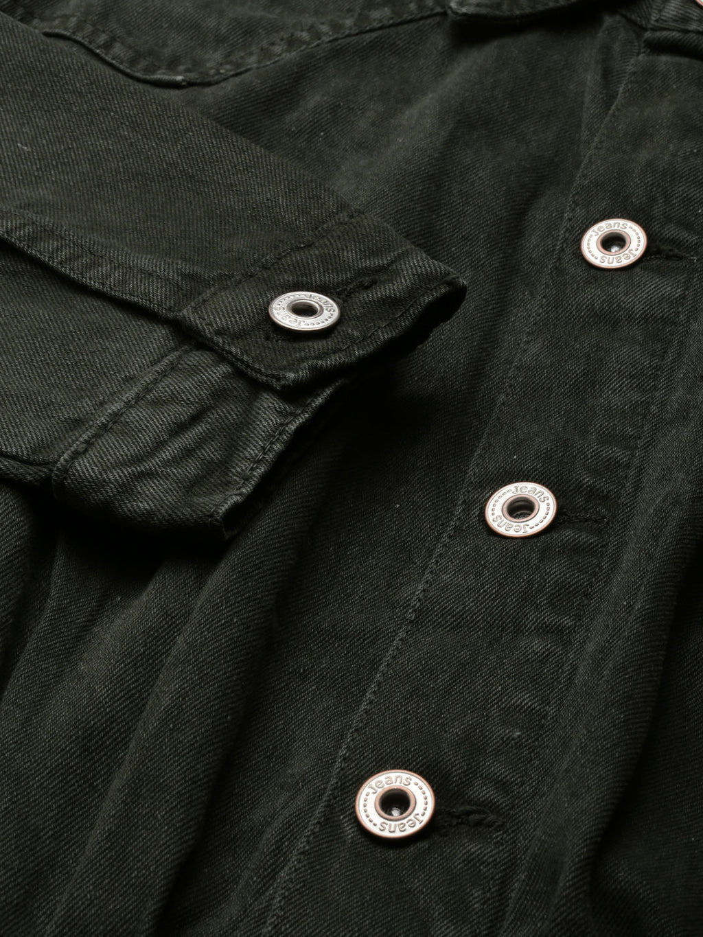 Women's Olive Shirt Collar Long Sleeves Cotton Basic Jumpsuit