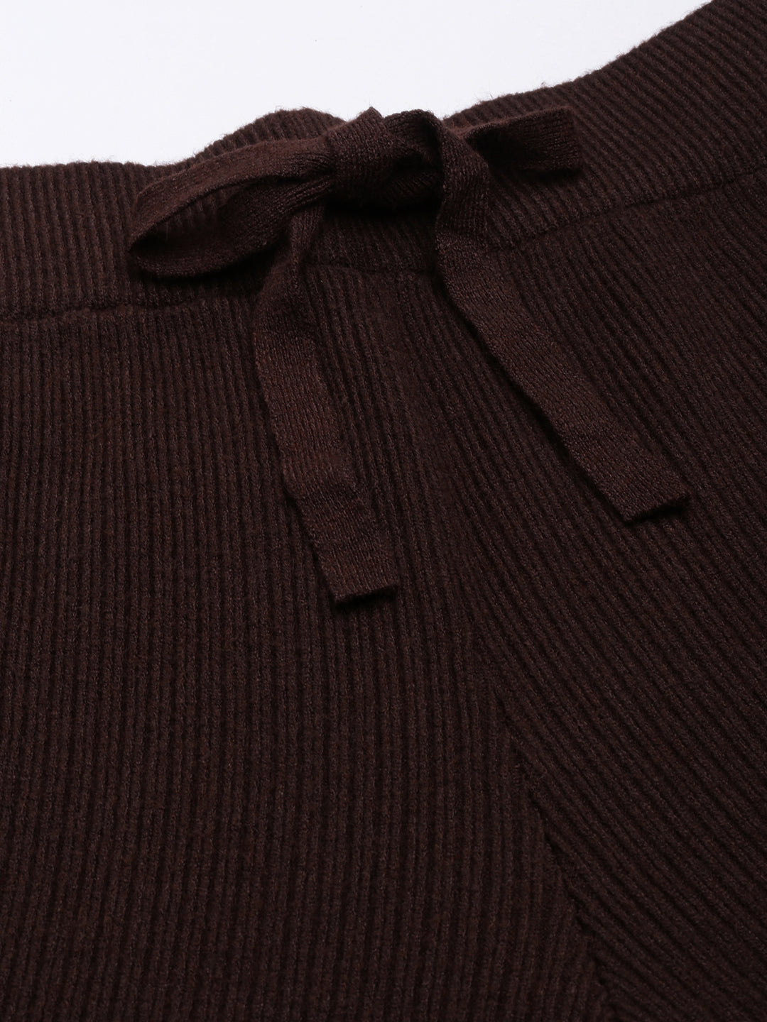 Women's Brown Comfort Straight Fit Trouser