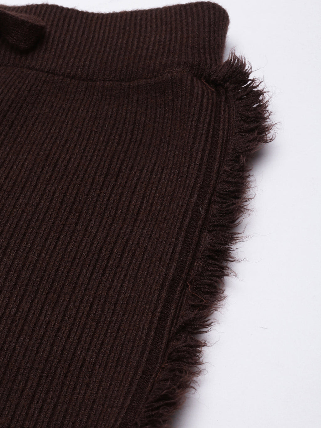 Women's Brown Comfort Straight Fit Trouser