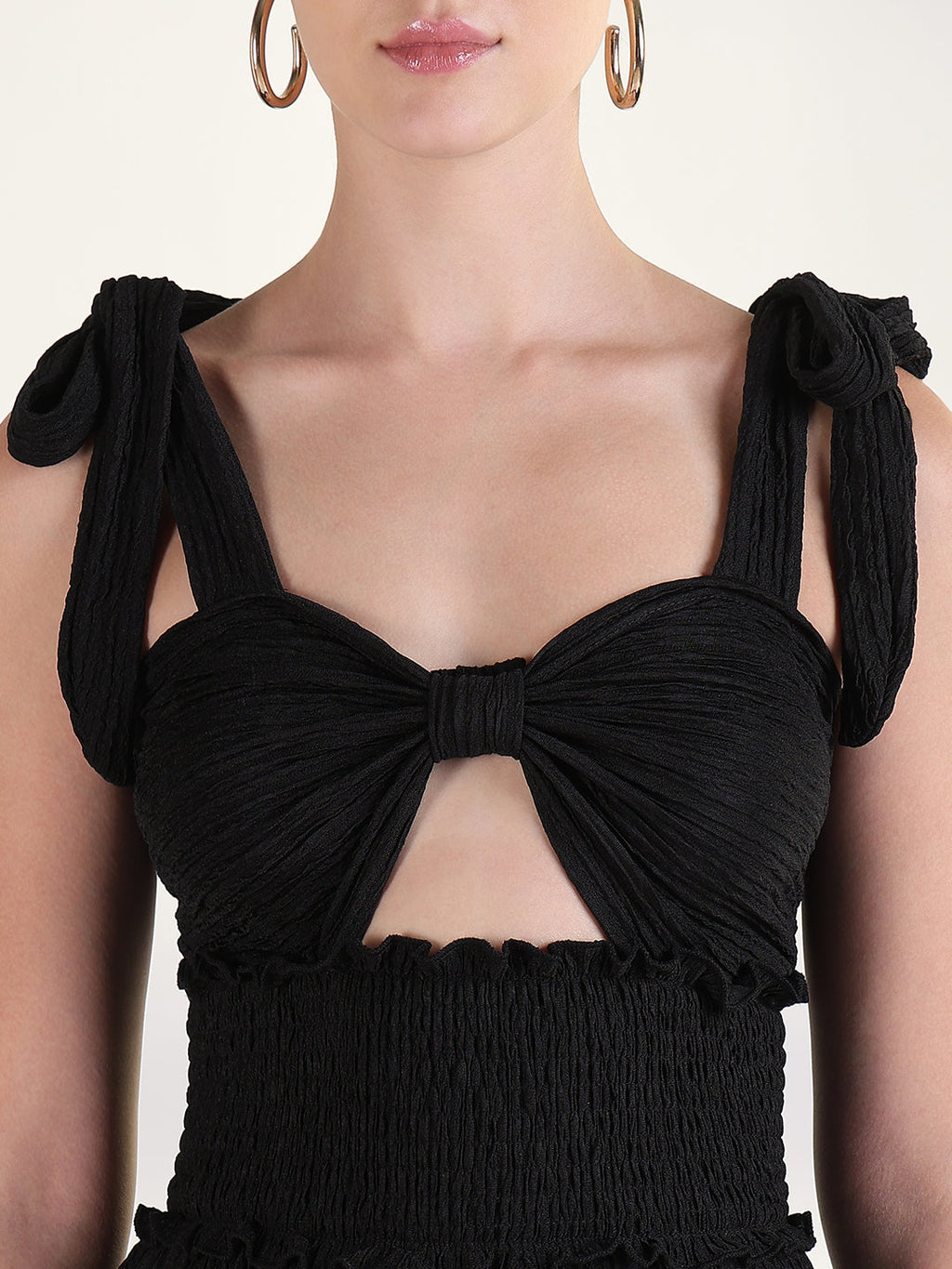 Women's Black Solid Jumpsuit