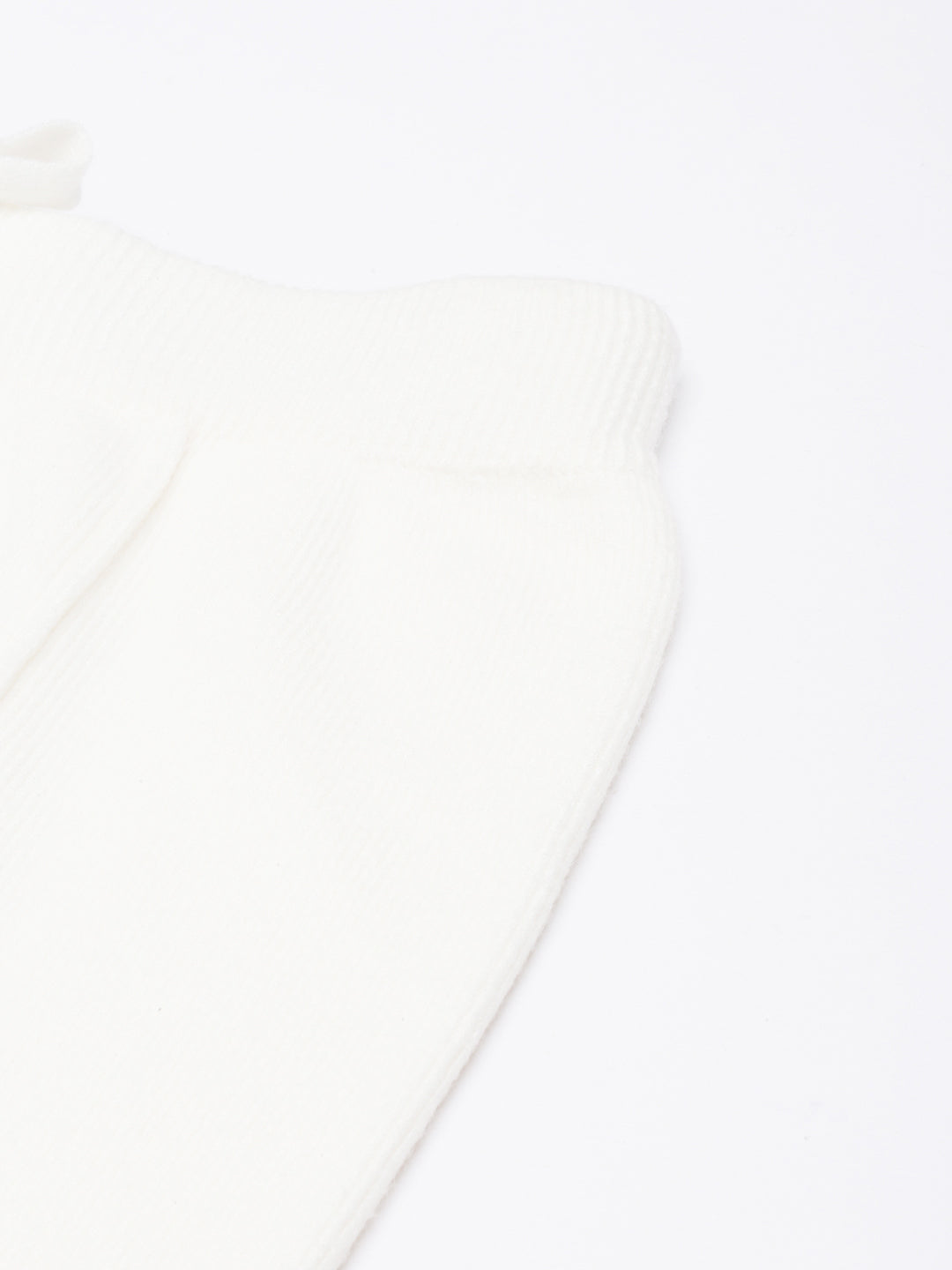 Women's Cream Comfort Straight Fit Parallel Trousers