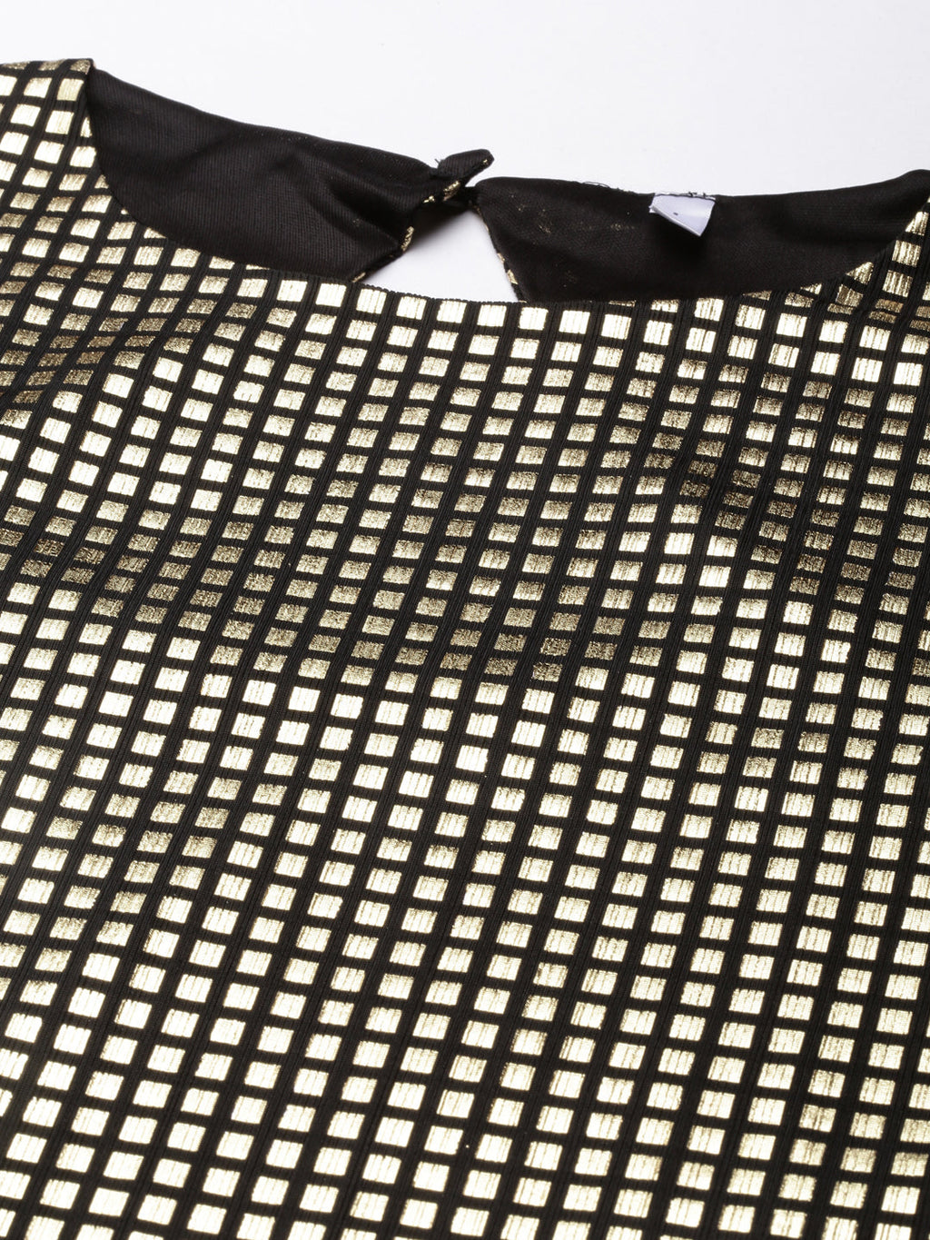 Women's Gold Embellished Sheath Dress