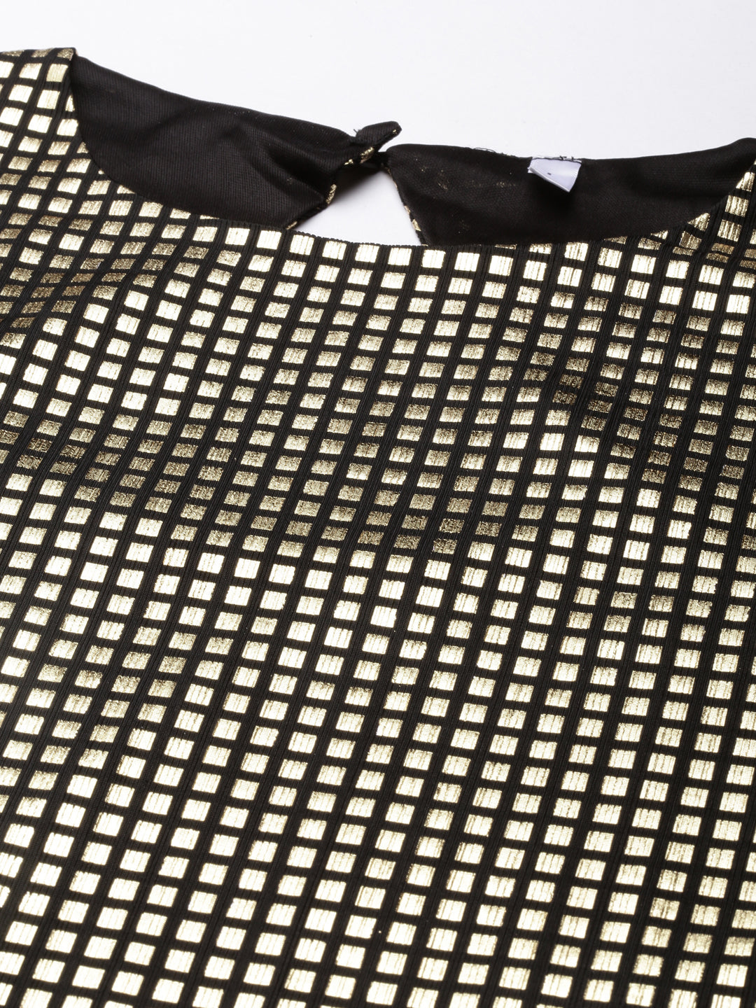 Women's Gold Embellished Sheath Dress