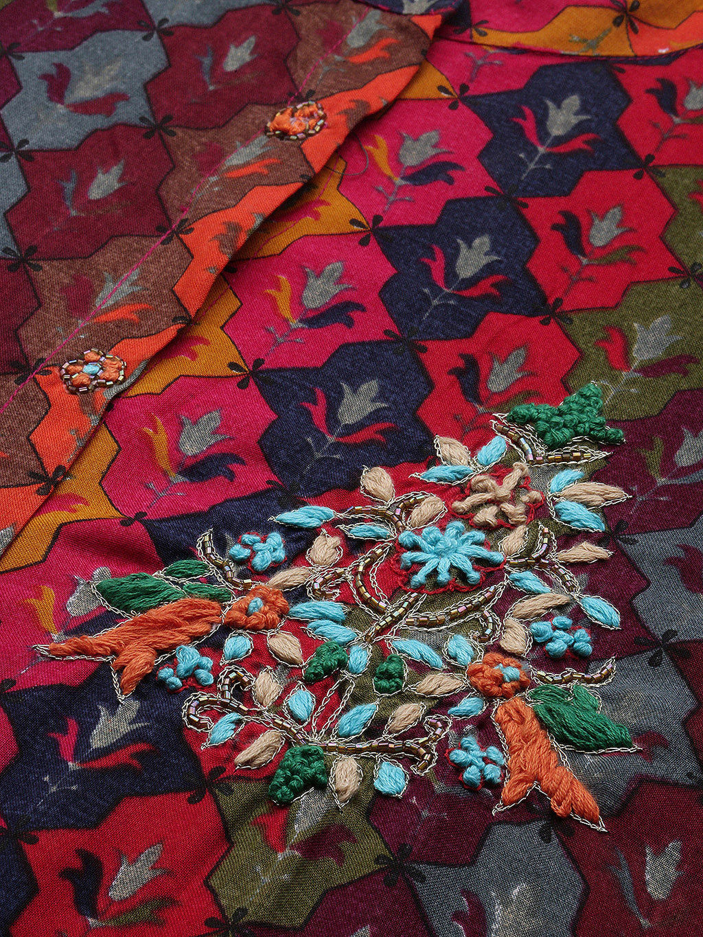 Women's Multi Graphic Straight Kurta