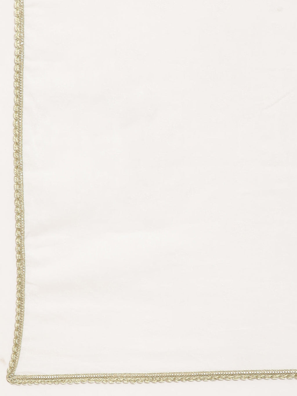 Women's Anarkali Off White Embellished Kurta Sets with Dupatta & Potli Bag