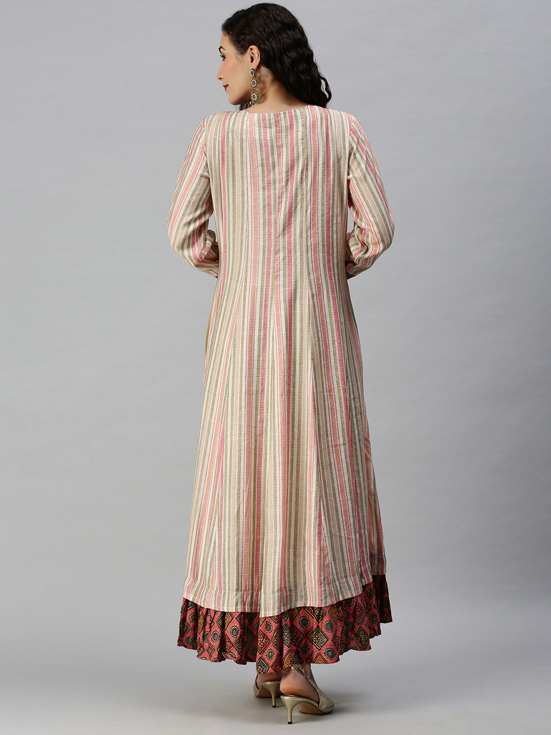 Women's Yoke Design Multi Anarkali Kurta