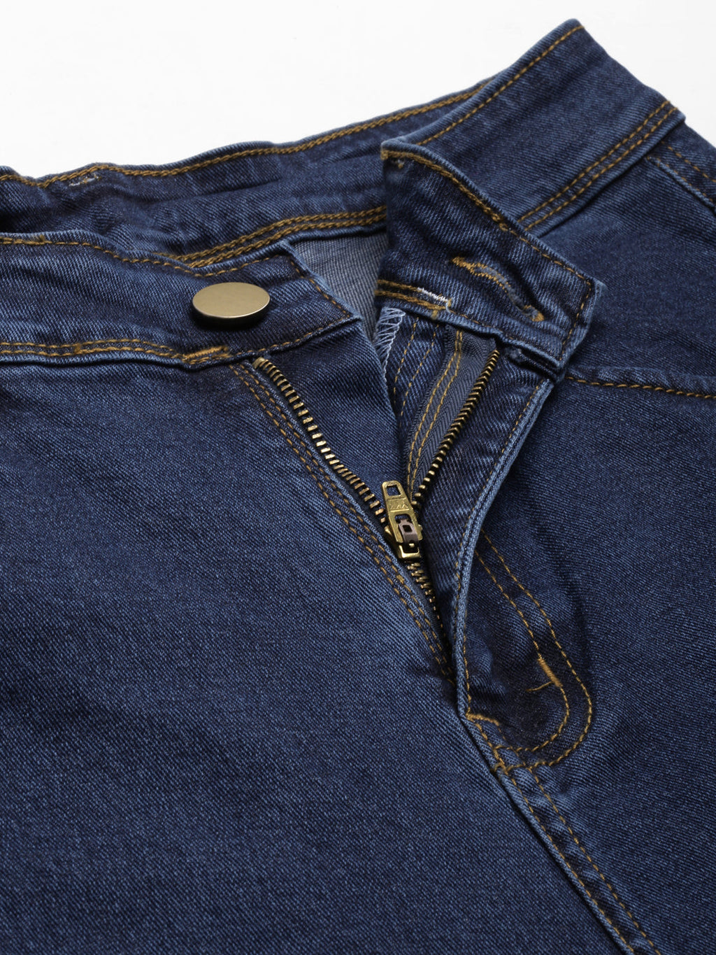 Women's Blue Regular Fit Denim Jeans